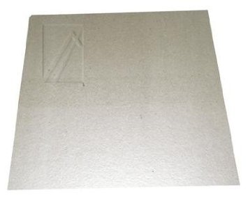 Plaque mica Inter rectangulaire de 205 x 130 mm posée sur un plan de travail de cuisine